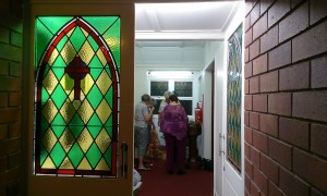 st lukes stained glass open front door